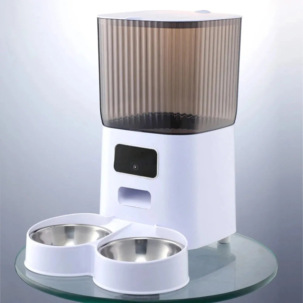 5L Smart Automatic Pet Feeder – WiFi Control & HD Camera Food Dispenser
