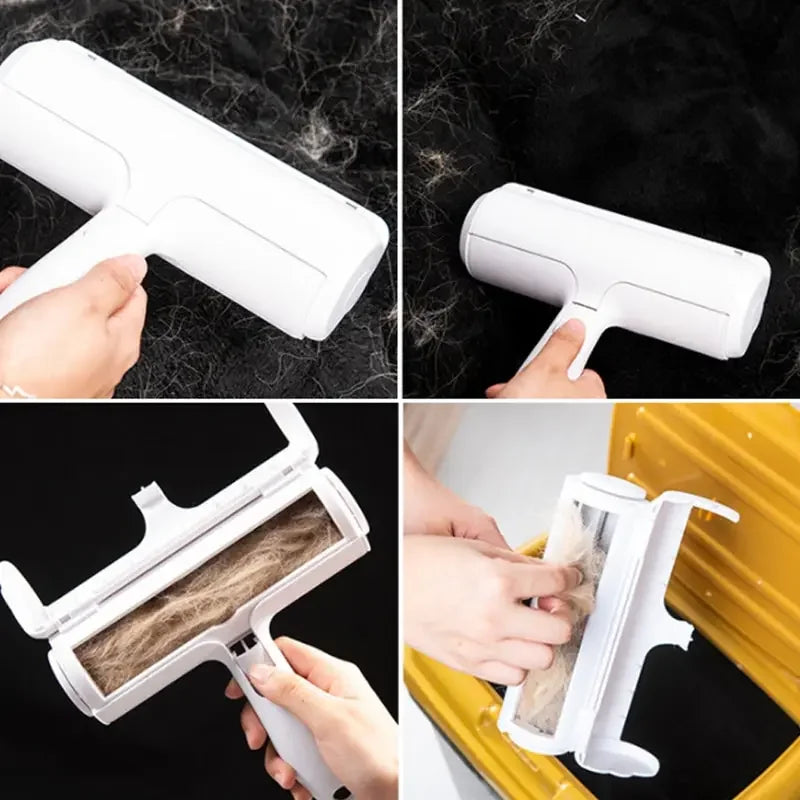 Premium Pet Hair Remover Roller – Reusable Self-Cleaning Fur & Lint Removal Tool