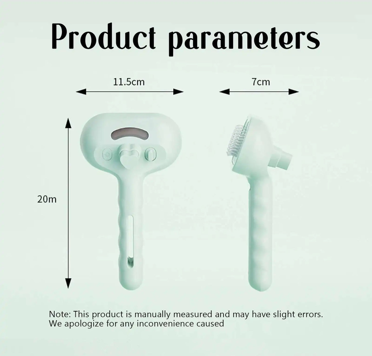 FurFree Steam Brush – 2-in-1 Pet Spray & Hair Removal Comb