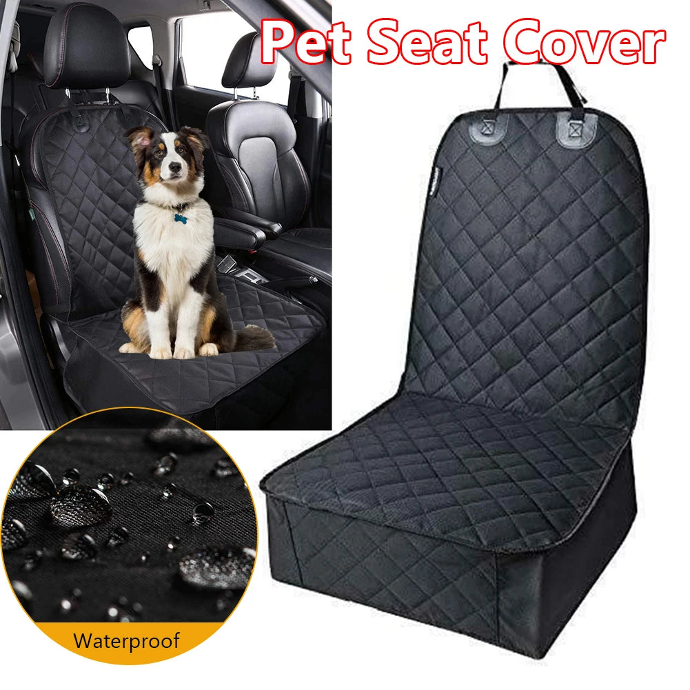Dog Car Front Seat Cover – Waterproof & Non-Slip Protector for Car Travel