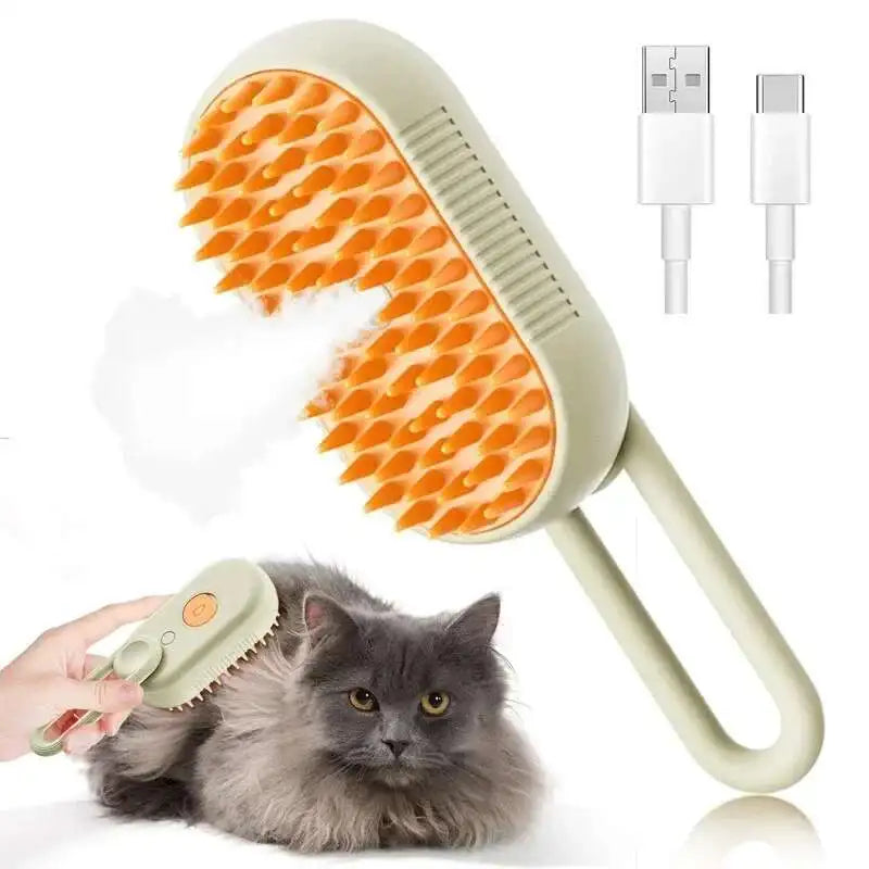FurFree Steam Brush – 2-in-1 Pet Spray & Hair Removal Comb
