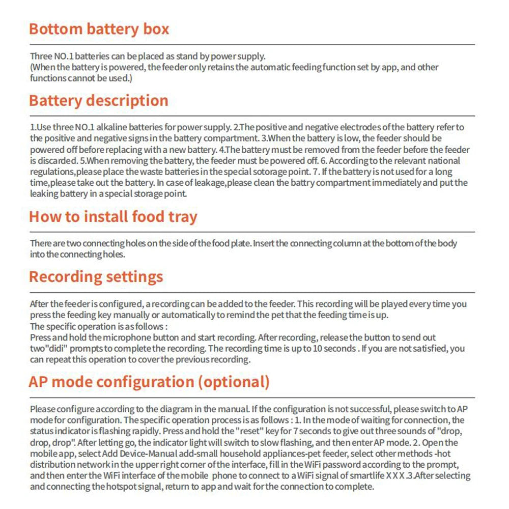 Smart Automatic Pet Feeder – 4.5L WiFi Food Dispenser with Voice Recording