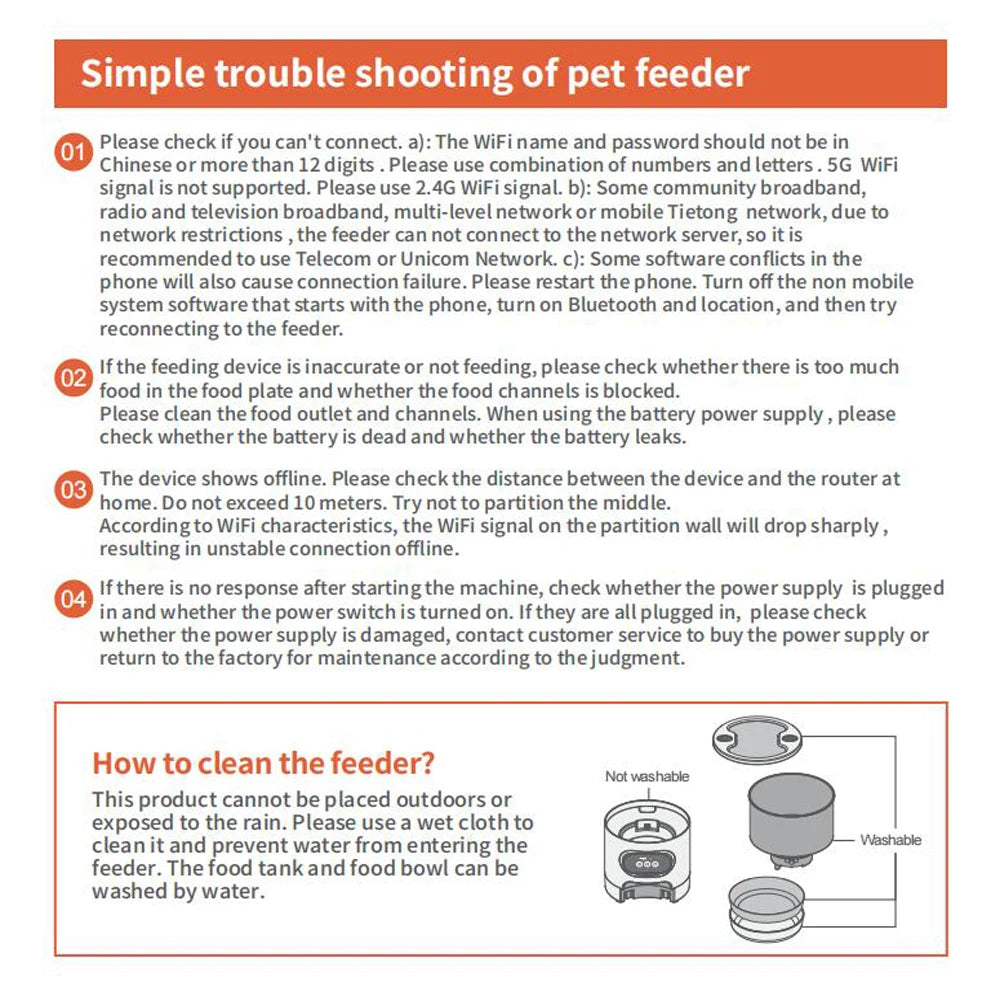 Smart Automatic Pet Feeder – 4.5L WiFi Food Dispenser with Voice Recording