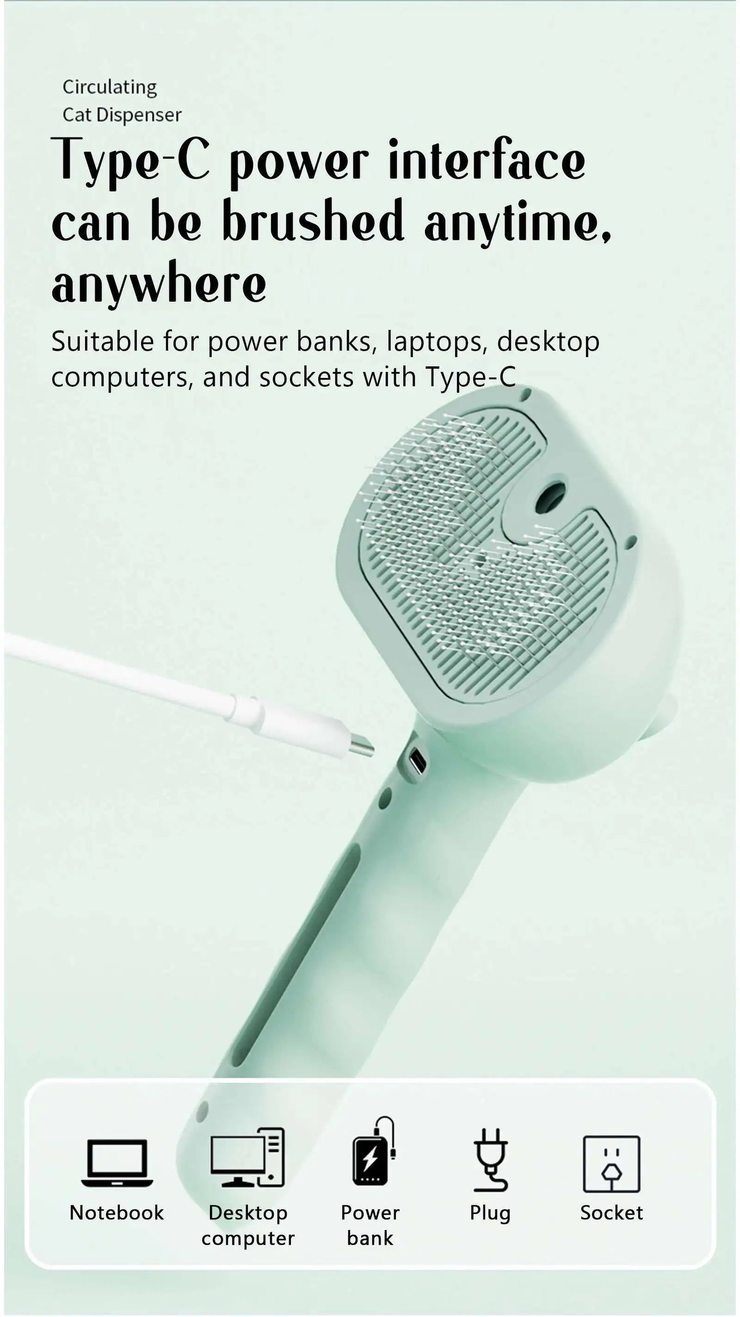 FurFree Steam Brush – 2-in-1 Pet Spray & Hair Removal Comb