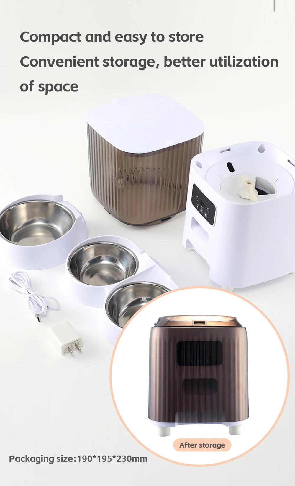 5L Smart Automatic Pet Feeder – WiFi Control & HD Camera Food Dispenser