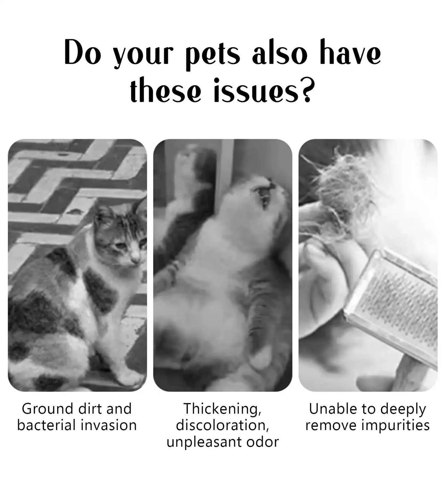 FurFree Steam Brush – 2-in-1 Pet Spray & Hair Removal Comb