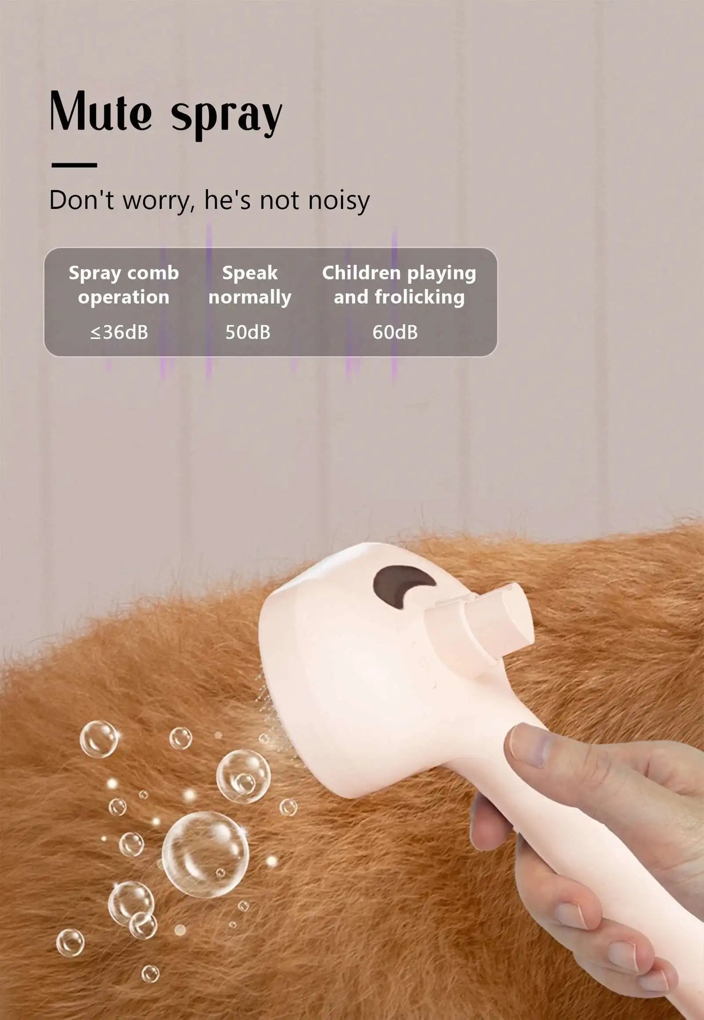 FurFree Steam Brush – 2-in-1 Pet Spray & Hair Removal Comb