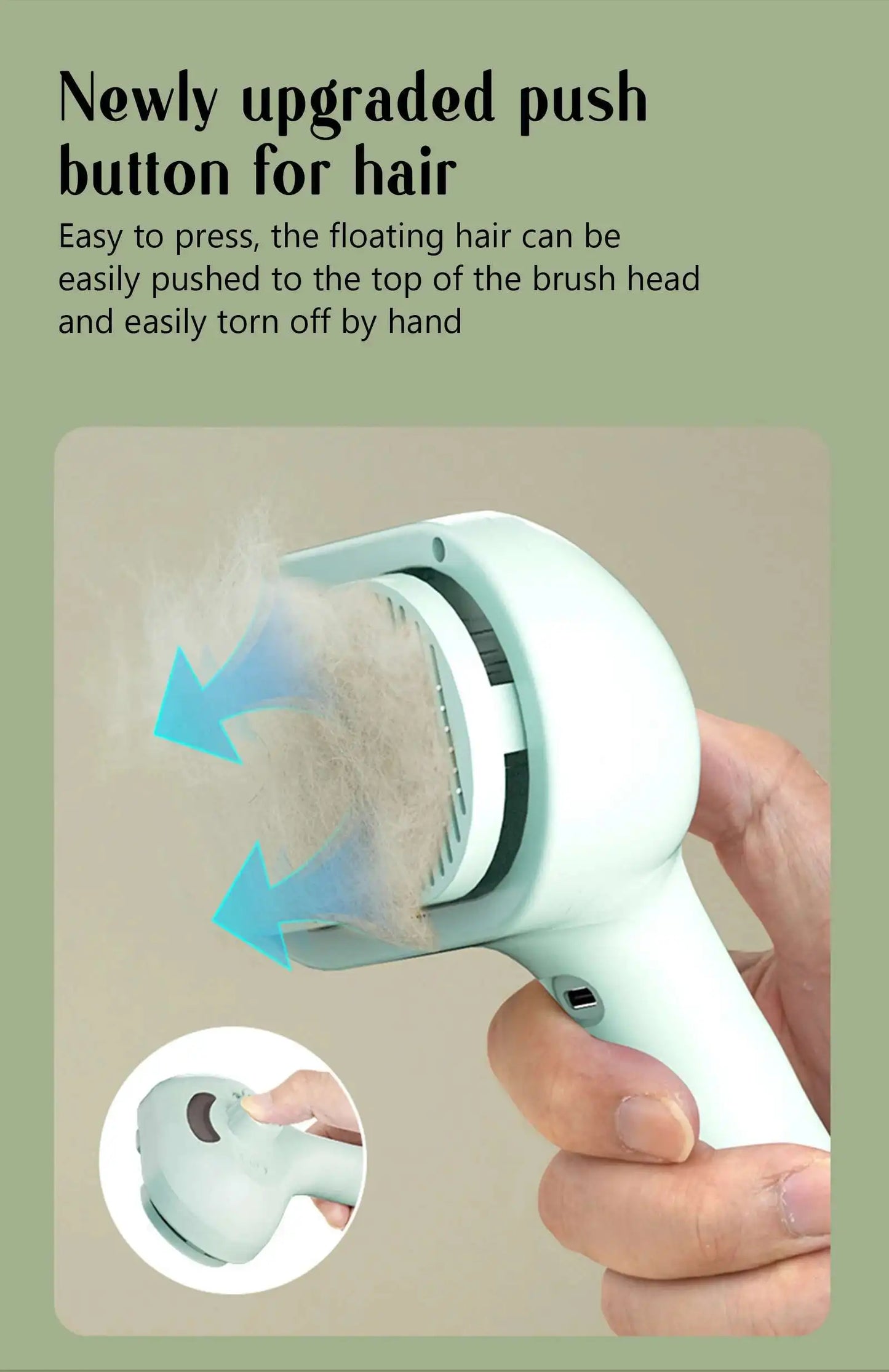 FurFree Steam Brush – 2-in-1 Pet Spray & Hair Removal Comb
