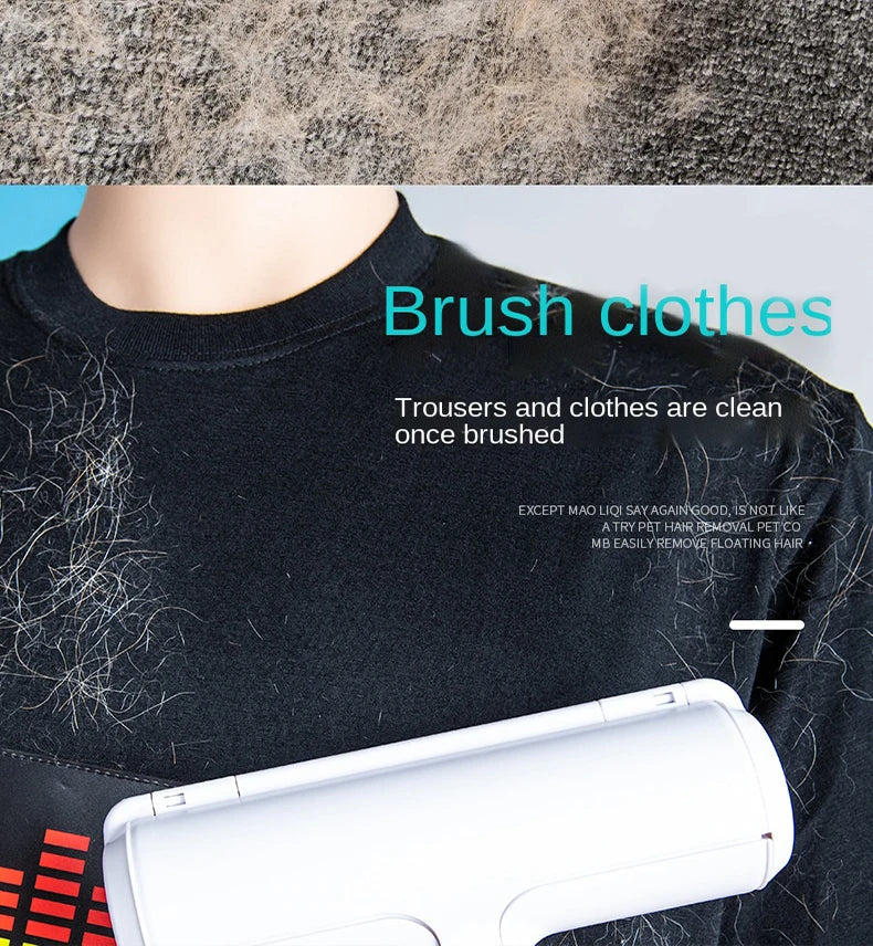 Premium Pet Hair Remover Roller – Reusable Self-Cleaning Fur & Lint Removal Tool