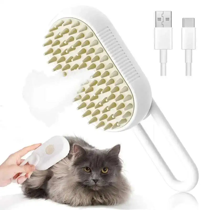 FurFree Steam Brush – 2-in-1 Pet Spray & Hair Removal Comb