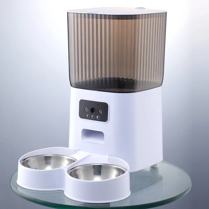 5L Smart Automatic Pet Feeder – WiFi Control & HD Camera Food Dispenser